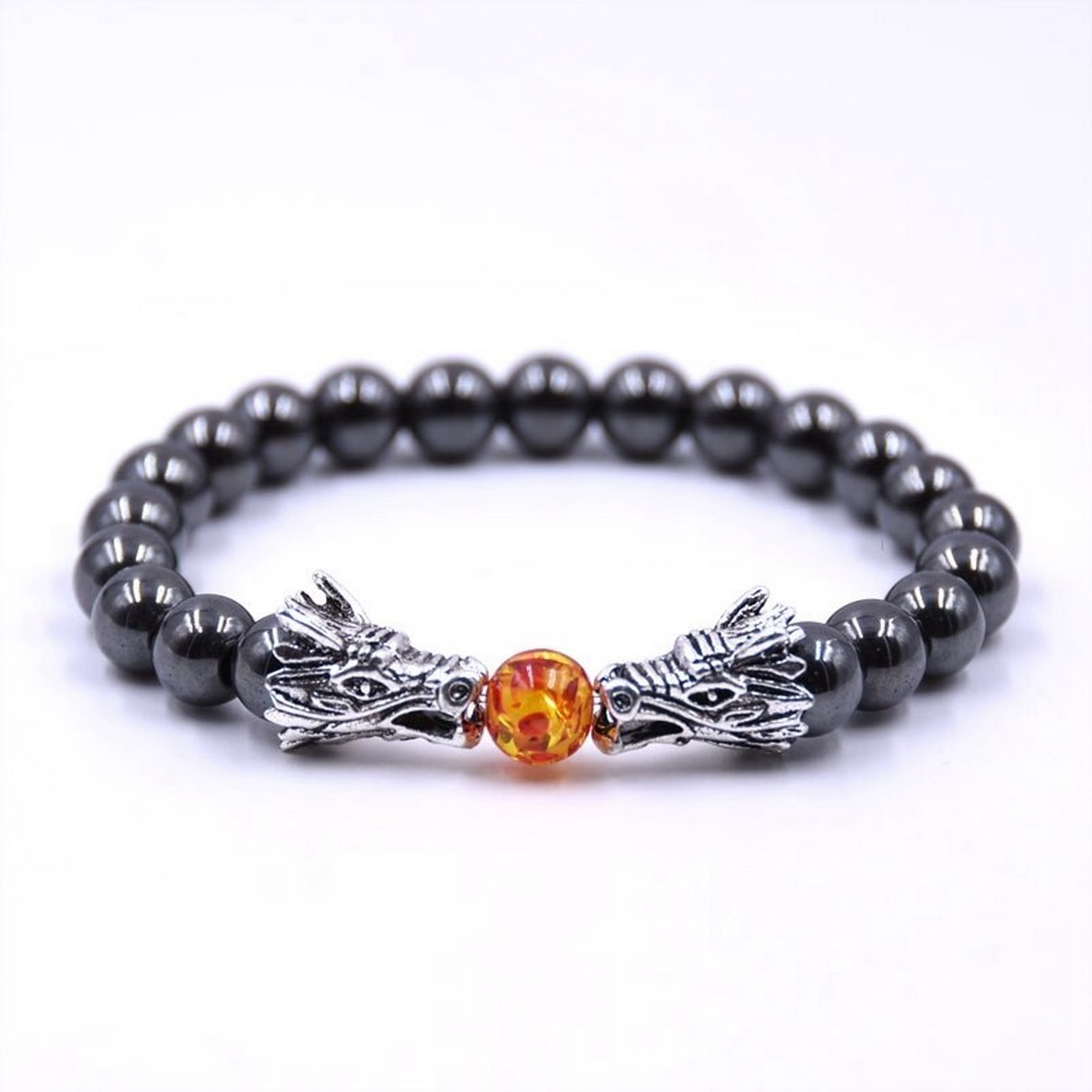 Pulsera Cuarzo Hematita Dragon + Estuche Gamushop